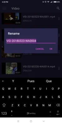 Video Player android App screenshot 6